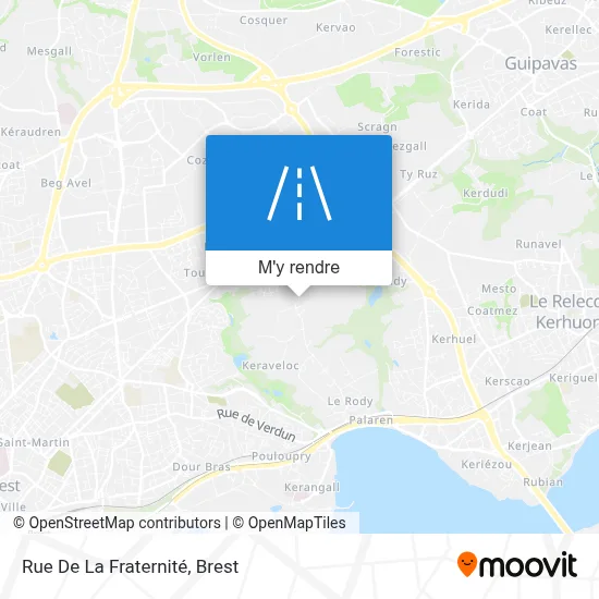 Rue De La Fraternité plan