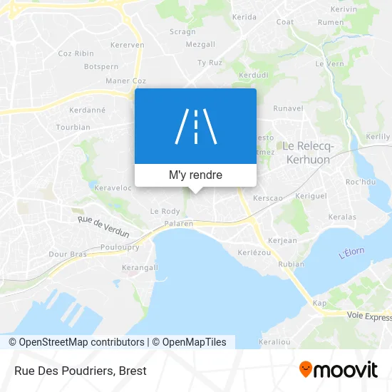 Rue Des Poudriers plan