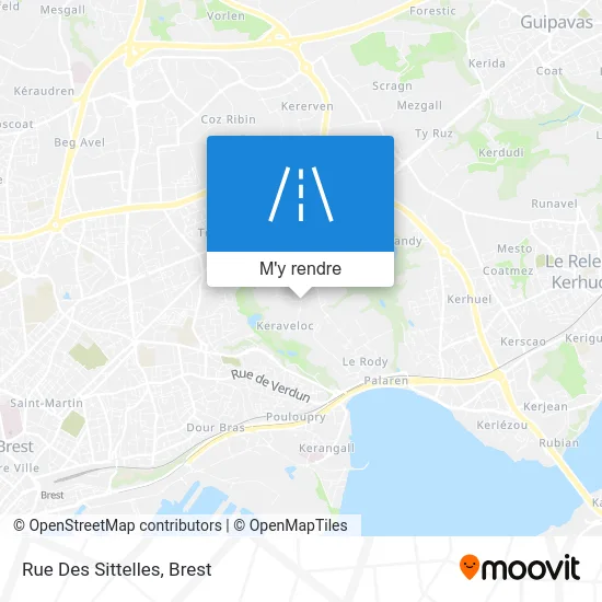 Rue Des Sittelles plan