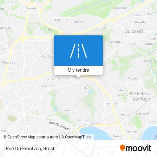 Rue Du Froutven plan