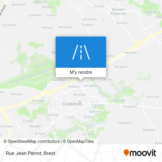 Rue Jean Perrot plan