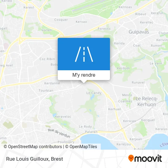 Rue Louis Guilloux plan