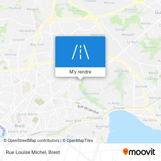 Rue Louise Michel plan