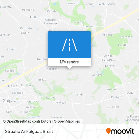Streatic Ar Folgoat plan