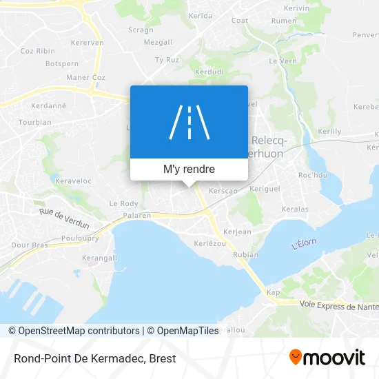 Rond-Point De Kermadec plan