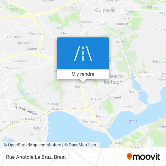 Rue Anatole Le Braz plan