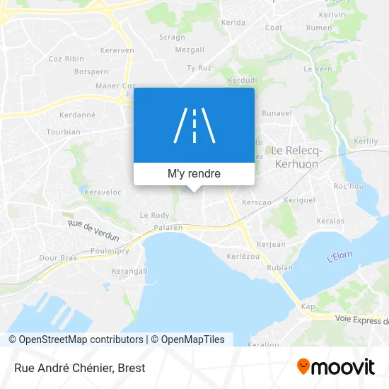 Rue André Chénier plan