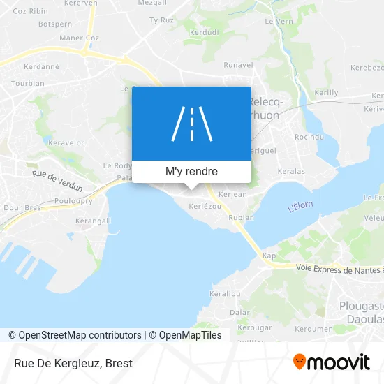 Rue De Kergleuz plan