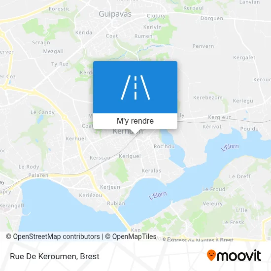 Rue De Keroumen plan