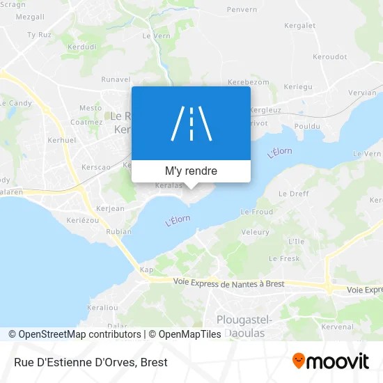 Rue D'Estienne D'Orves plan