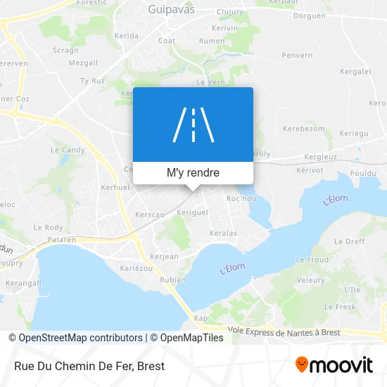 Rue Du Chemin De Fer plan