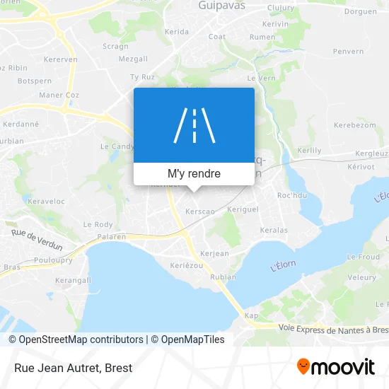 Rue Jean Autret plan