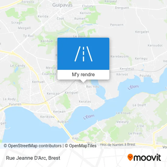 Rue Jeanne D'Arc plan