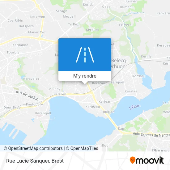 Rue Lucie Sanquer plan
