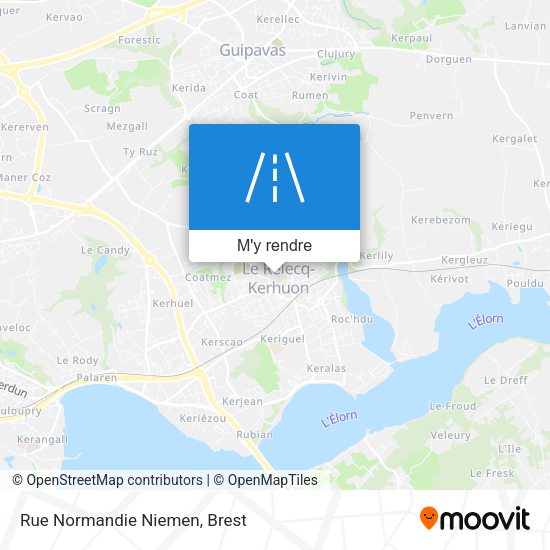 Rue Normandie Niemen plan