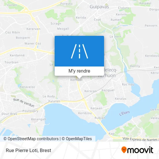 Rue Pierre Loti plan