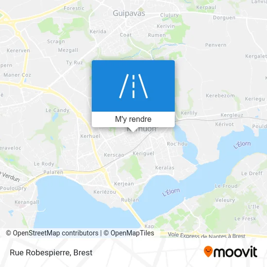 Rue Robespierre plan