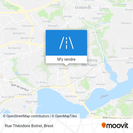 Rue Théodore Botrel plan