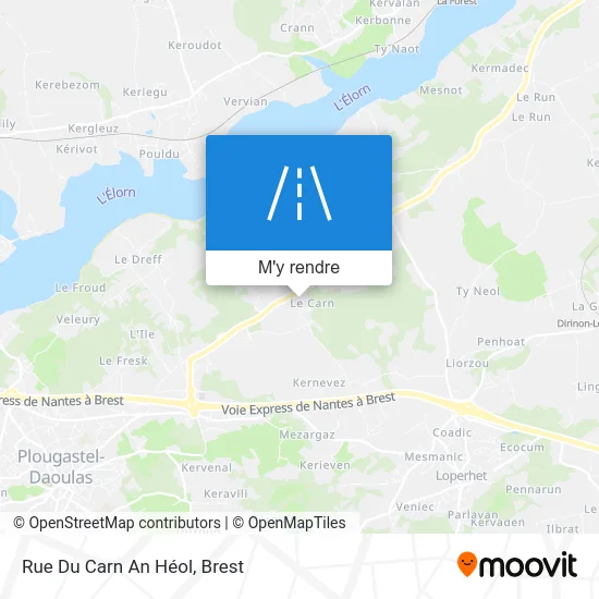 Rue Du Carn An Héol plan