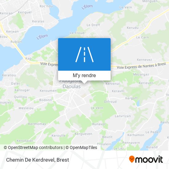 Chemin De Kerdrevel plan