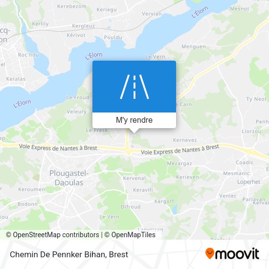 Chemin De Pennker Bihan plan