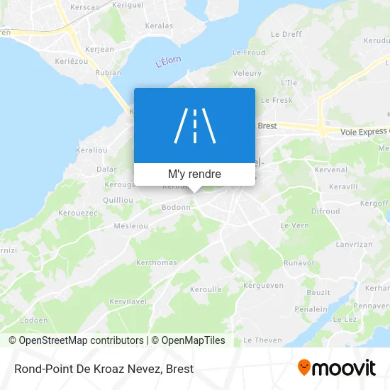 Rond-Point De Kroaz Nevez plan