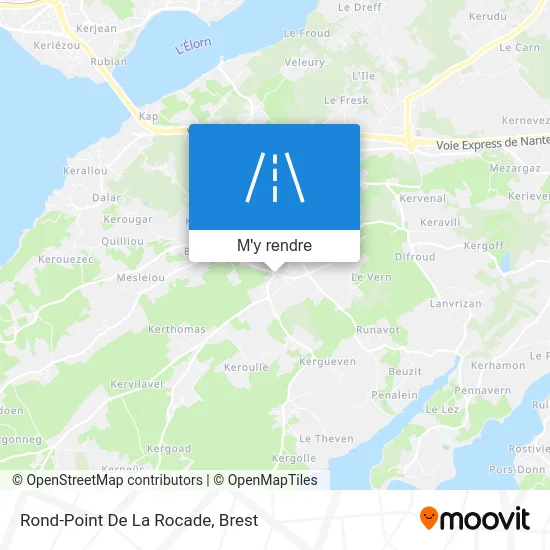 Rond-Point De La Rocade plan