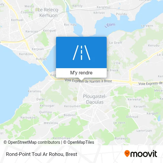 Rond-Point Toul Ar Rohou plan