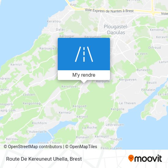 Route De Kereuneut Uhella plan