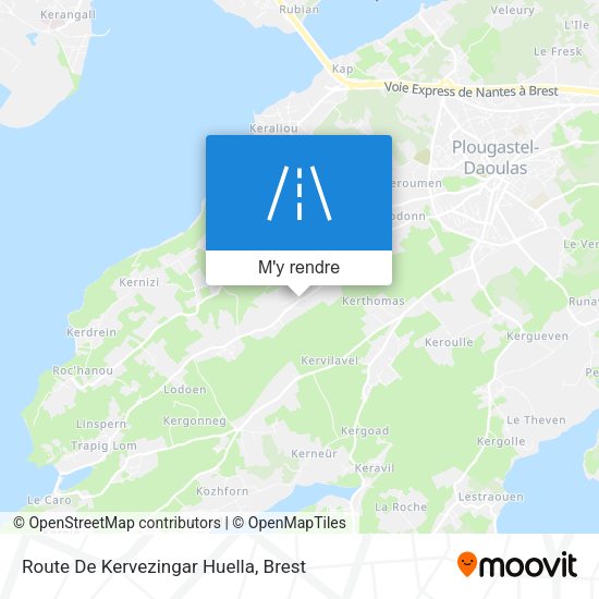 Route De Kervezingar Huella plan