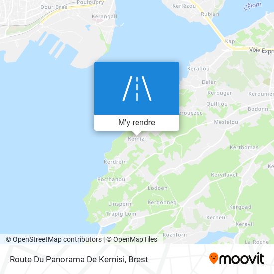 Route Du Panorama De Kernisi plan