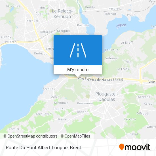 Route Du Pont Albert Louppe plan