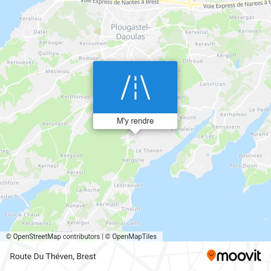 Route Du Théven plan