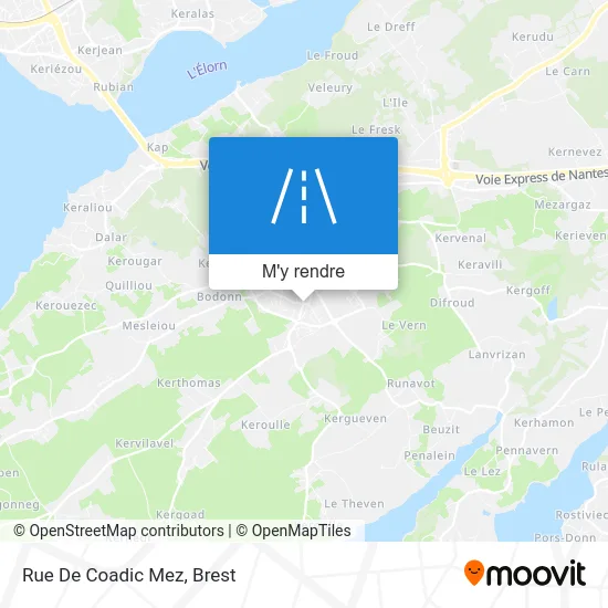 Rue De Coadic Mez plan