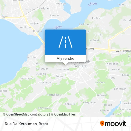 Rue De Keroumen plan