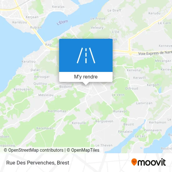 Rue Des Pervenches plan