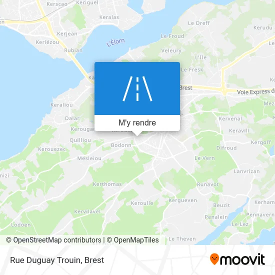 Rue Duguay Trouin plan