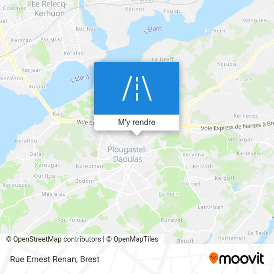 Rue Ernest Renan plan