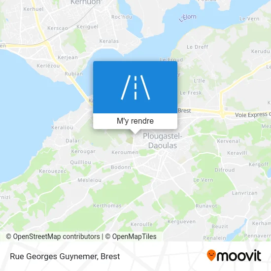 Rue Georges Guynemer plan