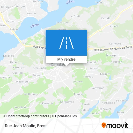 Rue Jean Moulin plan