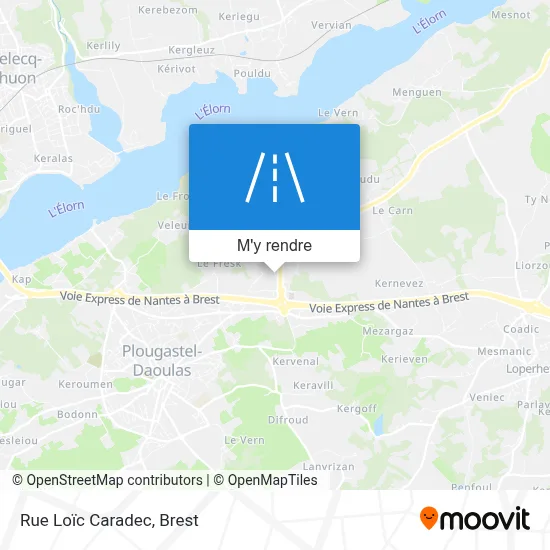 Rue Loïc Caradec plan