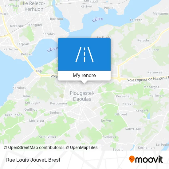 Rue Louis Jouvet plan