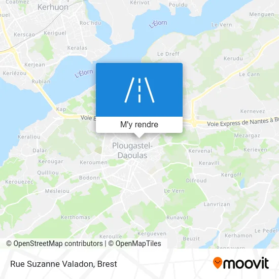 Rue Suzanne Valadon plan