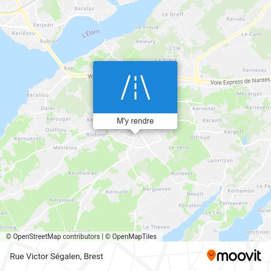 Rue Victor Ségalen plan