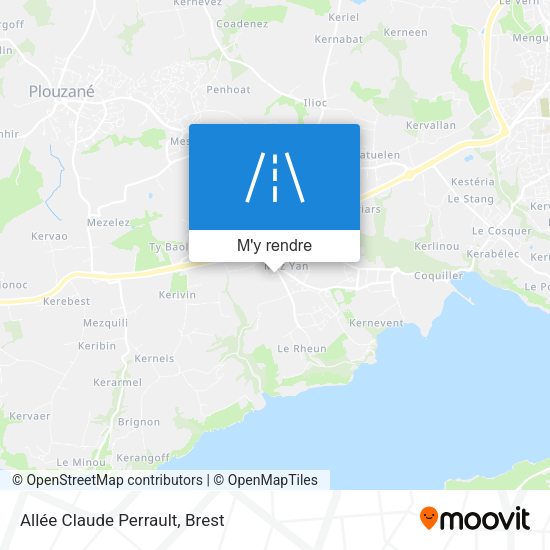 Allée Claude Perrault plan