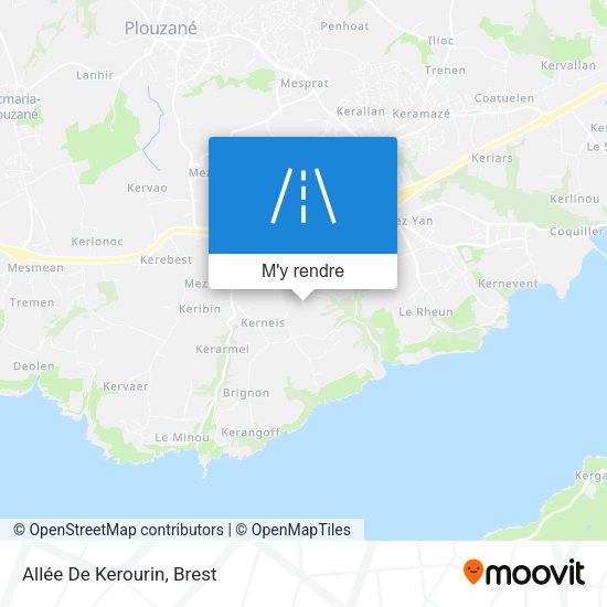 Allée De Kerourin plan