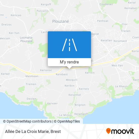 Allée De La Croix Marie plan