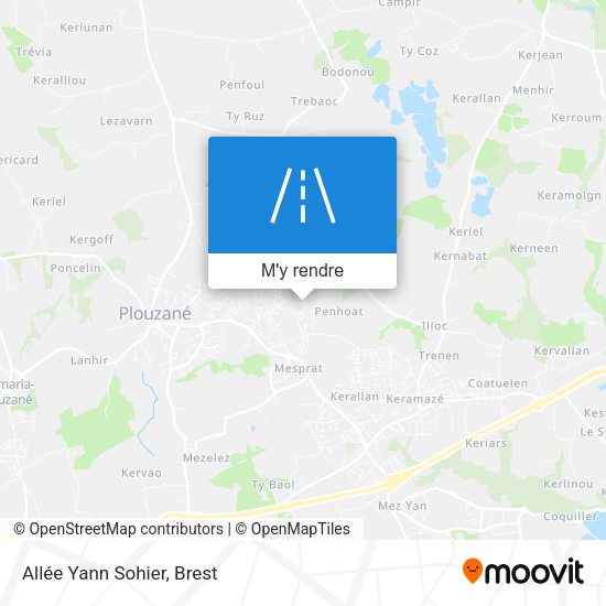 Allée Yann Sohier plan