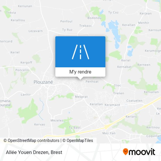 Allée Youen Drezen plan