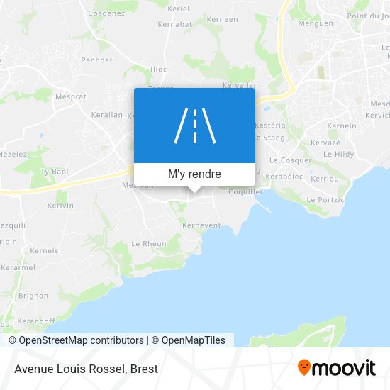 Avenue Louis Rossel plan